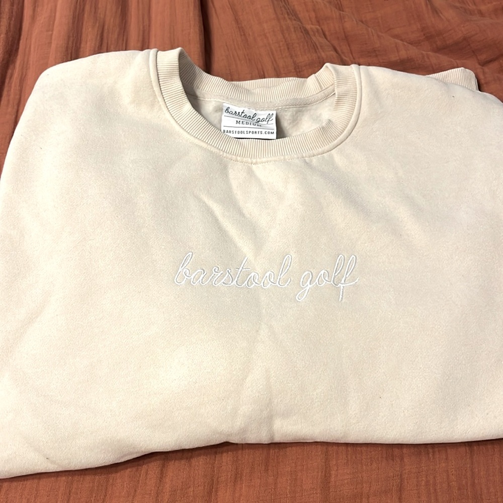 Barstools Golf crew neck sweater
